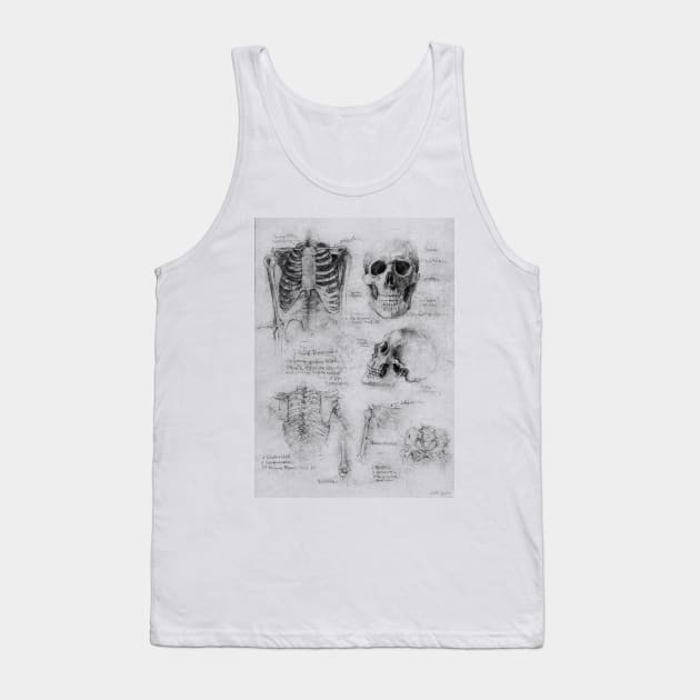 Skeleton Tank Top by mikekoubou